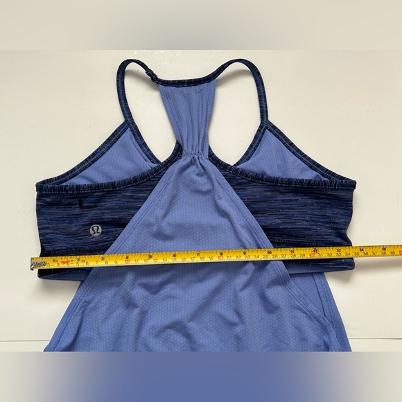 Lululemon Blue Racer Back No limit Tank Size 8 - Picture 5 of 7